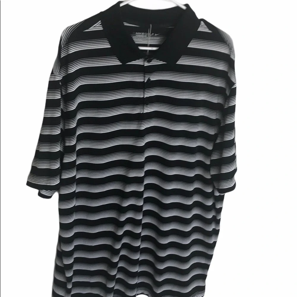 Nike Golf Men’s Striped Polo Shirt Size Mens Size 2XL